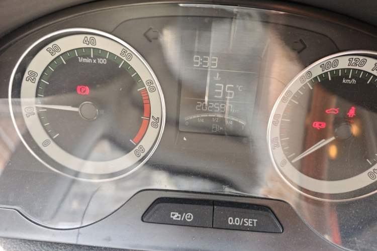 Used Skoda Rapid 2019 1.5L Manual Comfort Edition China V Standard Odometer Close Up