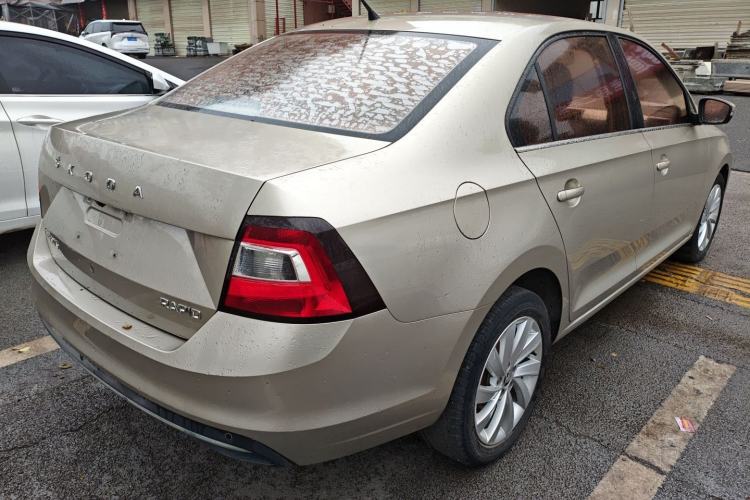 Used Skoda Rapid 2019 1.5L Automatic Comfort Edition China V Standard Rear Right 45 Deg
