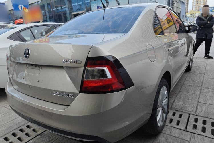 Used Skoda Rapid 2019 1.5L Automatic Comfort Edition China V Standard Rear Right 45 Deg