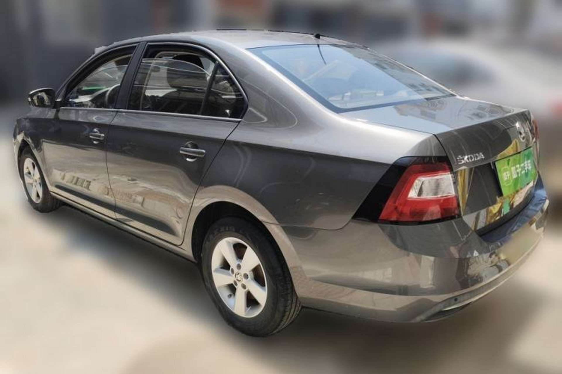 Used Skoda Rapid 2019 1.5L Automatic Standard Edition Rear Left 45 Deg