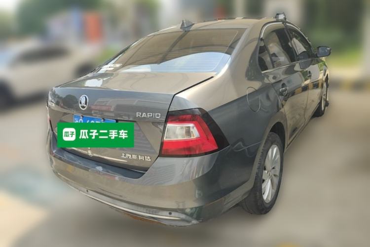 Used Skoda Rapid 2019 1.5L Automatic Comfort Edition China V Standard Rear Right 45 Deg