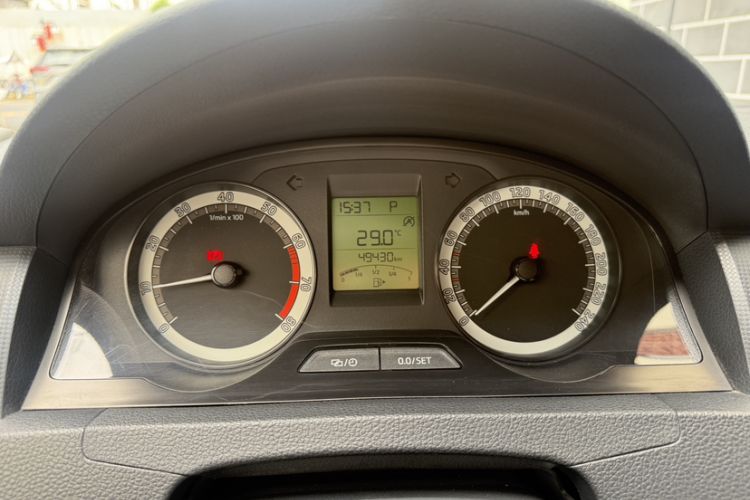 Used Skoda Rapid 2019 1.5L Automatic Standard Edition Odometer Close Up