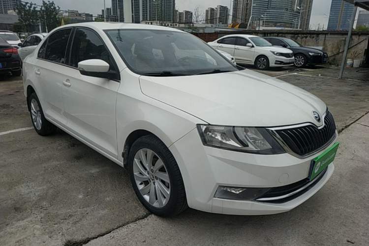 Used Skoda Rapid 2019 1.5L Automatic Comfort Edition China V Standard Front Right 45 Deg