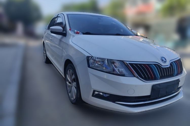 Used Skoda Rapid 2019 1.5L Manual Comfort Edition China VI Standard Front Right 45 Deg