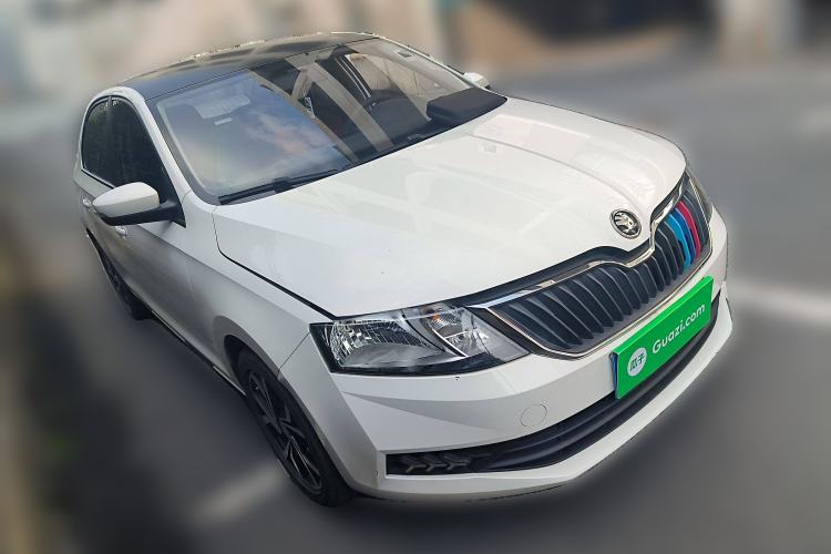 Used Skoda Rapid 2019 1.5L Automatic Standard Edition Front Right 45 Deg