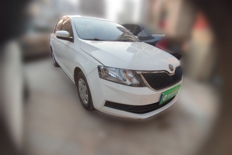 Used Skoda Rapid 2019 Revised Version 1.5L Automatic Standard Edition China VI Front Right 45 Deg