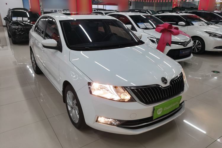 Used Skoda Rapid 2019 1.5L Automatic Comfort Edition China V Standard Front Right 45 Deg