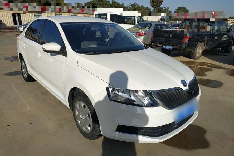 Used Skoda Rapid 2019 Revised Version 1.5L Manual Standard Edition China VI Front Right 45 Deg