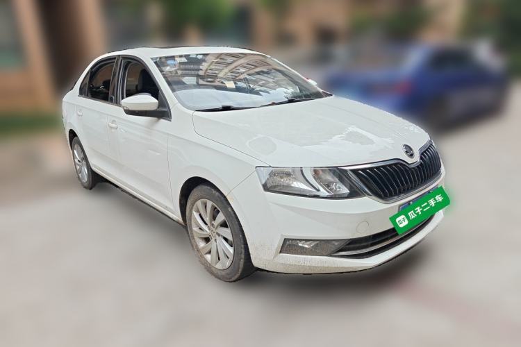 Used Skoda Rapid 2019 1.5L Manual Comfort Edition China VI Standard Front Right 45 Deg