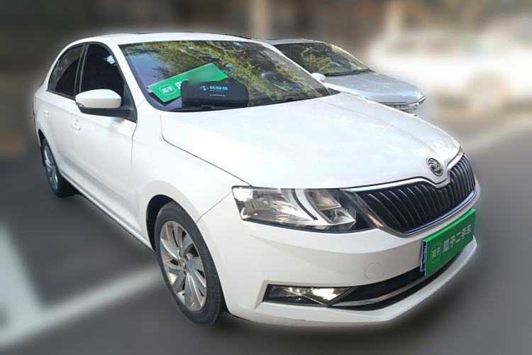 Used Skoda Rapid 2019 1.5L Automatic Comfort Edition China V Standard Front Right 45 Deg