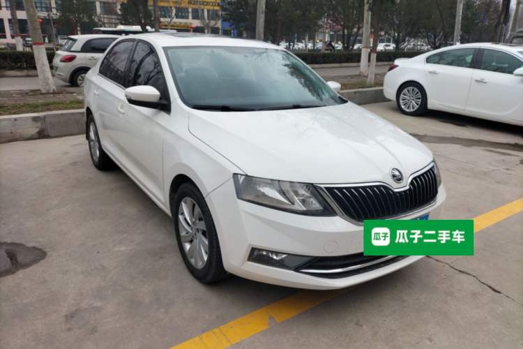 Used Skoda Rapid 2019 1.5L Automatic Comfort Edition China V Standard Front Right 45 Deg