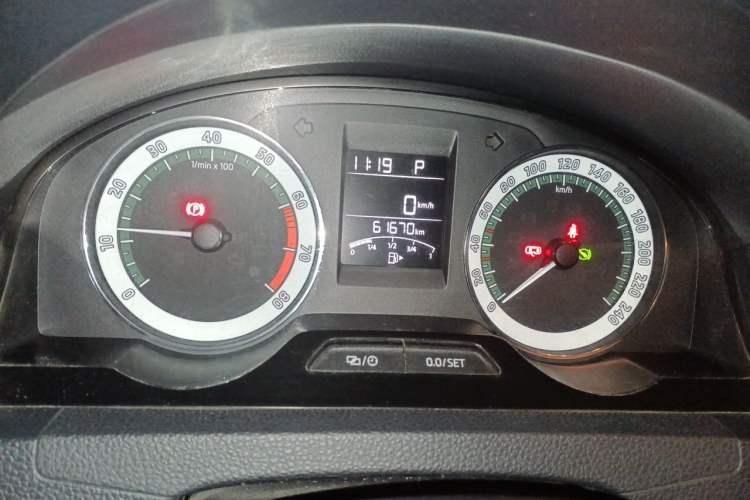 Used Skoda Rapid 2019 1.5L Automatic Comfort Edition China V Standard Odometer Close Up