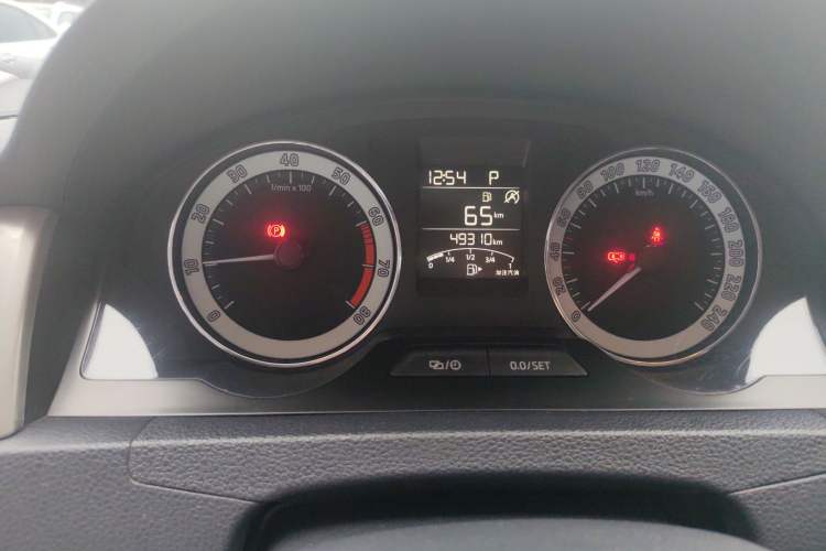 Used Skoda Rapid 2019 1.5L Automatic Comfort Edition China VI Standard Odometer Close Up