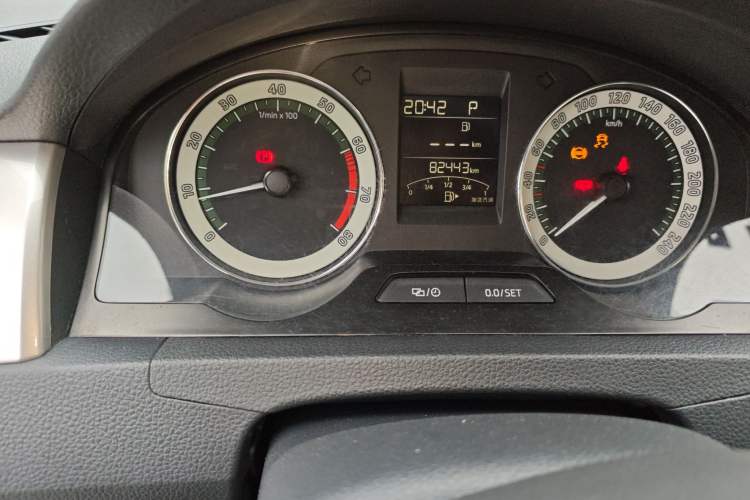 Used Skoda Rapid 2019 1.5L Automatic Comfort Edition China VI Standard Odometer Close Up