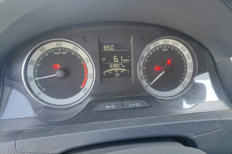 Used Skoda Rapid 2019 1.5L Manual Comfort Edition China VI Standard Odometer Close Up