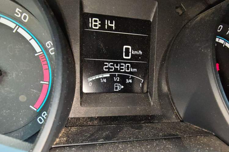 Used Skoda Rapid 2019 Revised Version 1.5L Manual Standard Edition China VI Odometer Close Up