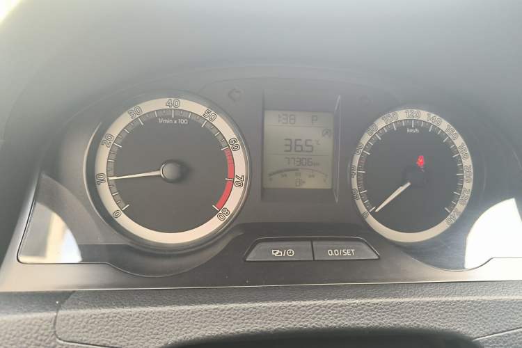 Used Skoda Rapid 2019 1.5L Automatic Standard Edition Odometer Close Up