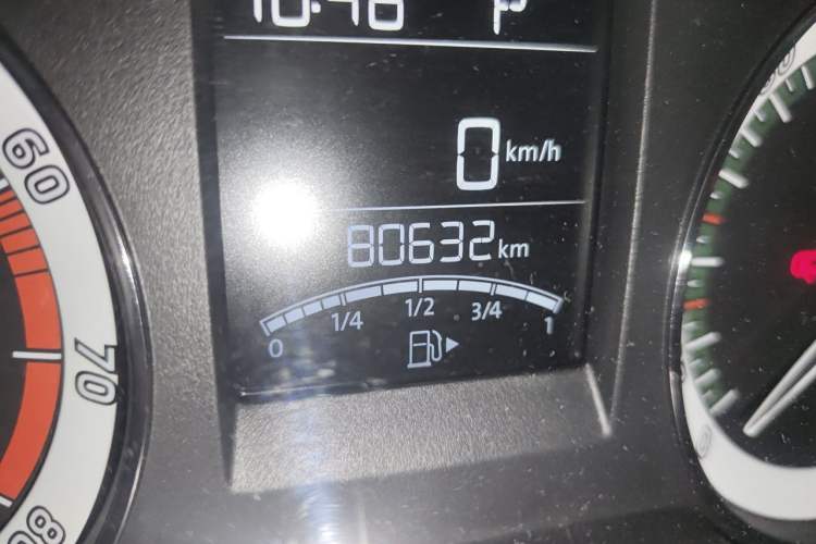 Used Skoda Rapid 2019 1.5L Automatic Comfort Edition China VI Standard Odometer Close Up