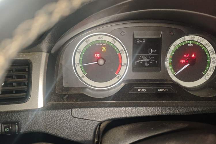 Used Skoda Rapid 2019 1.5L Manual Comfort Edition China VI Standard Odometer Close Up