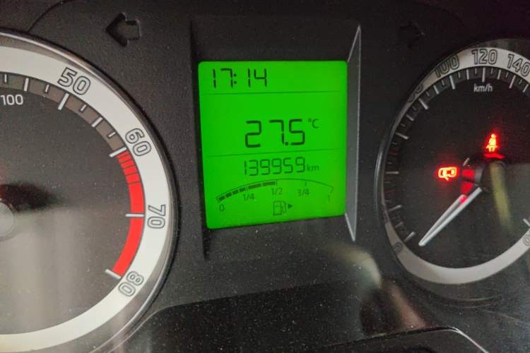 Used Skoda Rapid 2019 Revised Version 1.5L Manual Standard Edition China VI Odometer Close Up