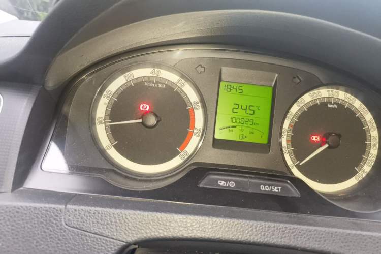 Used Skoda Rapid 2019 1.5L Manual Standard Edition Odometer Close Up