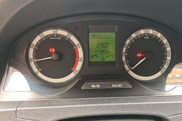 Used Skoda Rapid 2019 1.5L Manual Entry-Level Version Odometer Close Up