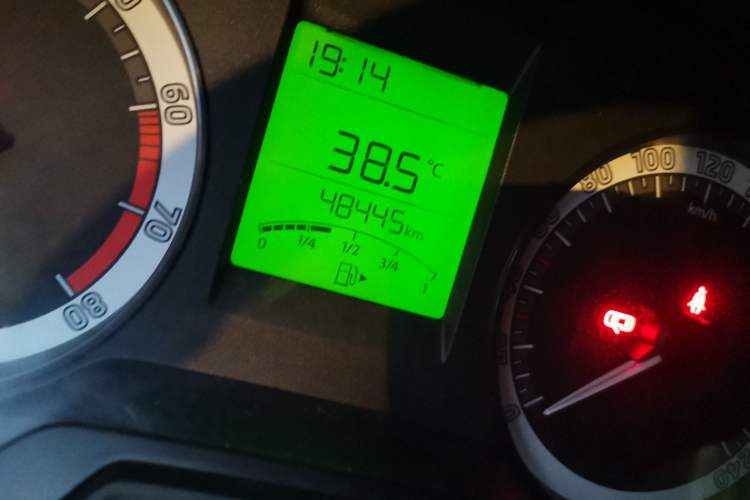 Used Skoda Rapid 2019 Revised Version 1.5L Manual Standard Edition China VI Odometer Close Up
