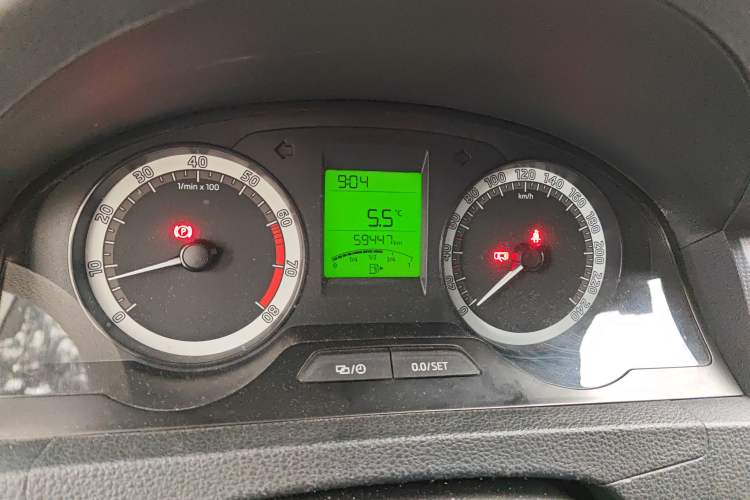 Used Skoda Rapid 2019 1.5L Manual Standard Edition Odometer Close Up