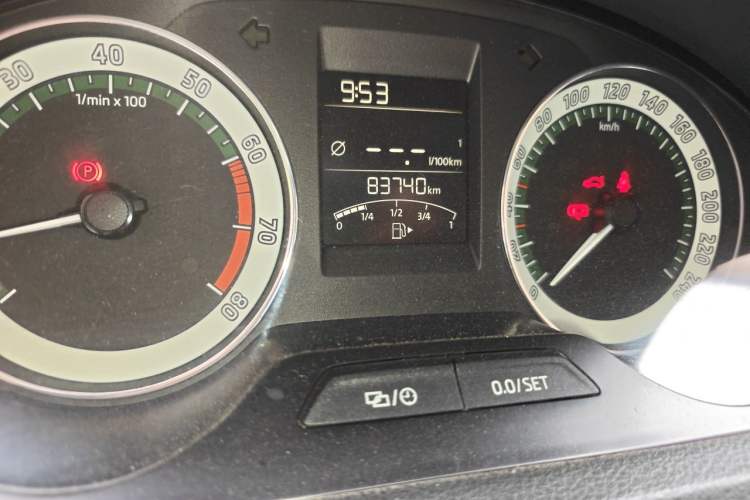 Used Skoda Rapid 2019 1.5L Manual Comfort Edition China VI Standard Odometer Close Up