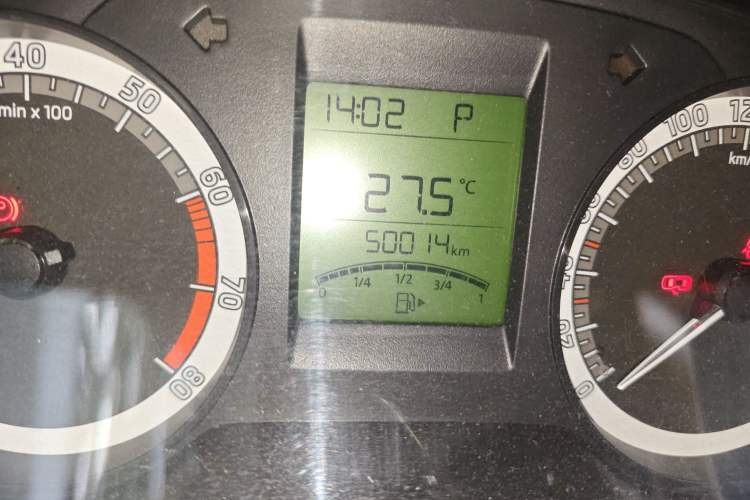 Used Skoda Rapid 2019 Revised Version 1.5L Automatic Standard Edition China VI Odometer Close Up