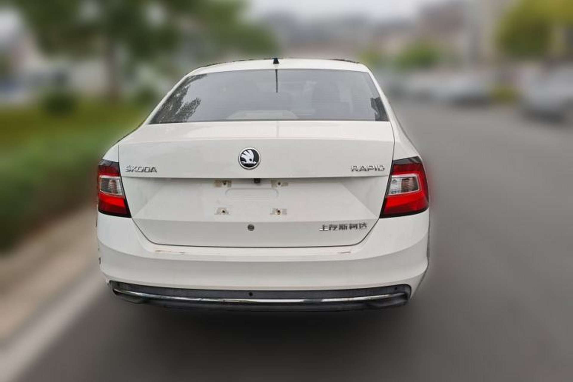 Used Skoda Rapid 2019 1.5L Automatic Comfort Edition China VI Standard Rear