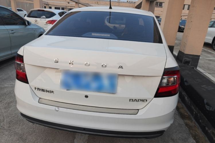 Used Skoda Rapid 2019 1.5L Automatic Comfort Edition China VI Standard Rear