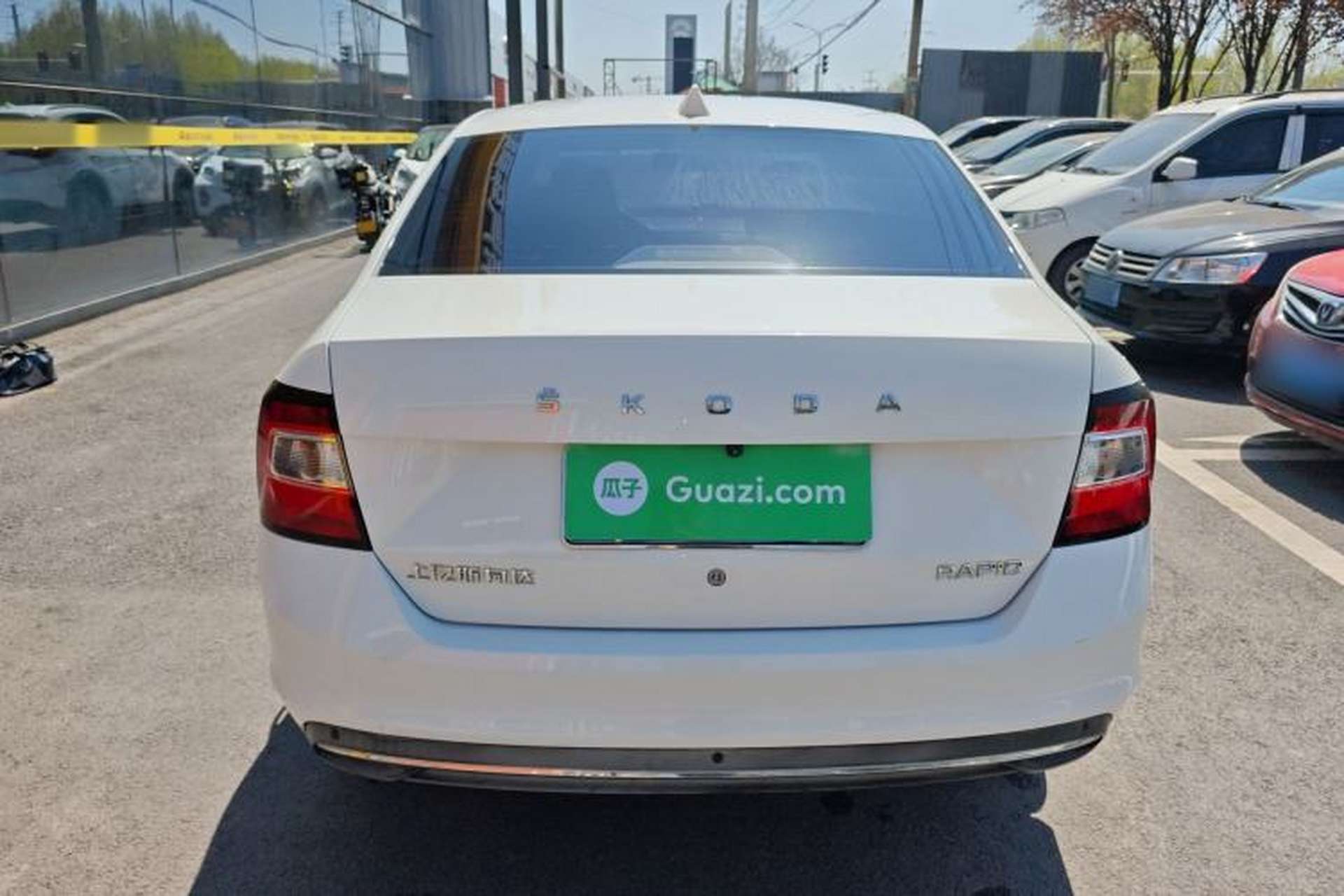 Used Skoda Rapid 2019 1.5L Automatic Comfort Edition China V Standard Rear