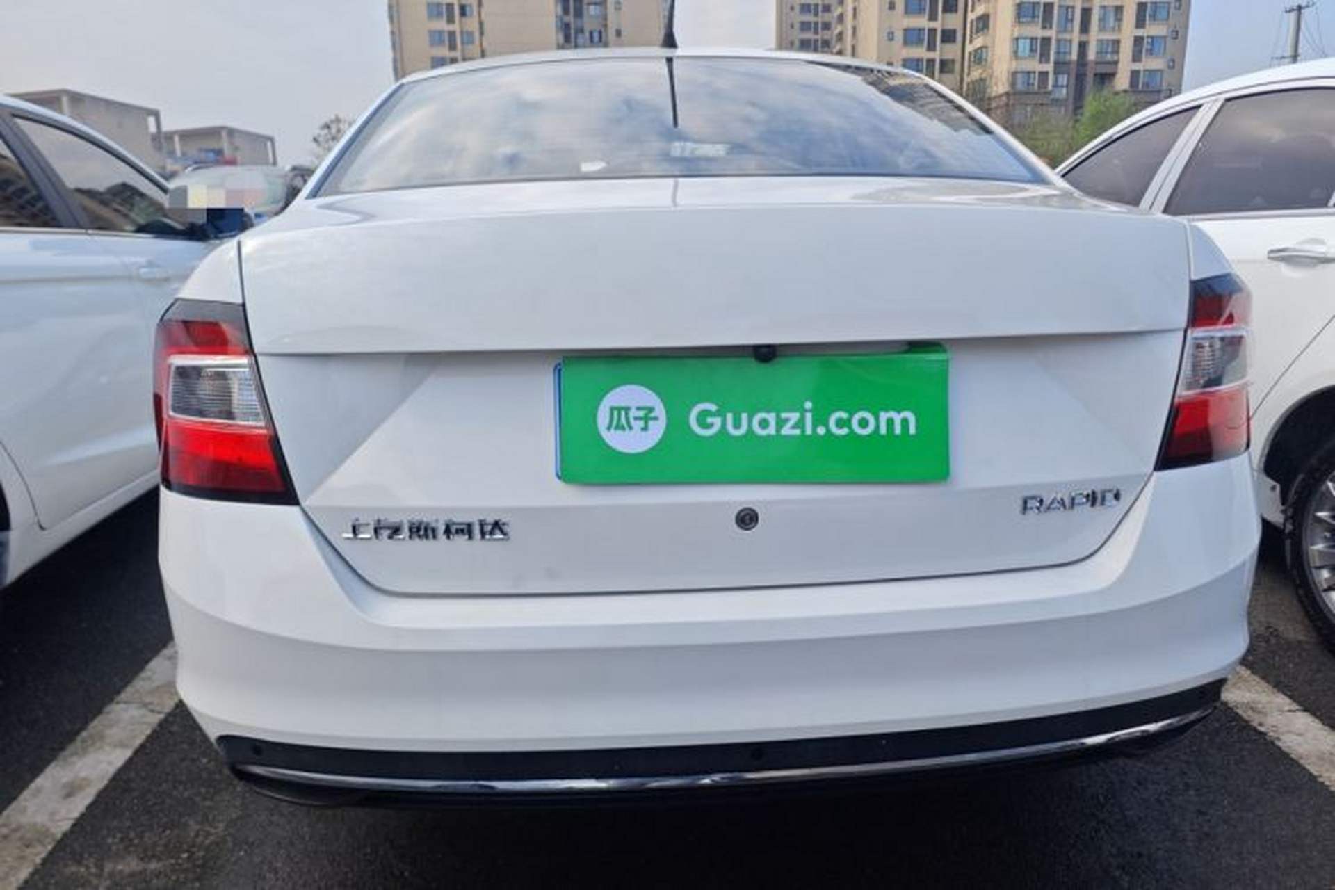 Used Skoda Rapid 2019 1.5L Manual Comfort Edition China VI Standard Rear