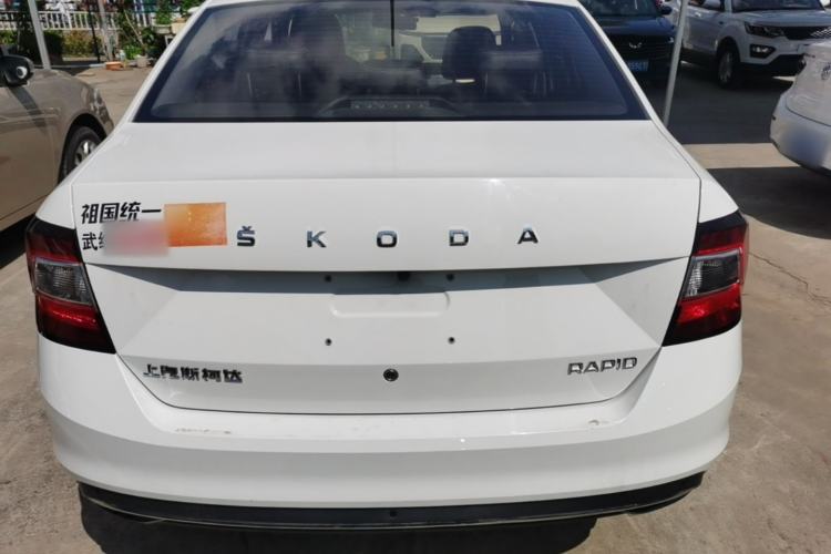 Used Skoda Rapid 2019 1.5L Manual Comfort Edition China VI Standard Rear