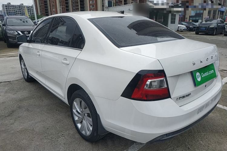Used Skoda Rapid 2019 1.5L Automatic Comfort Edition China V Standard Rear Left 45 Deg