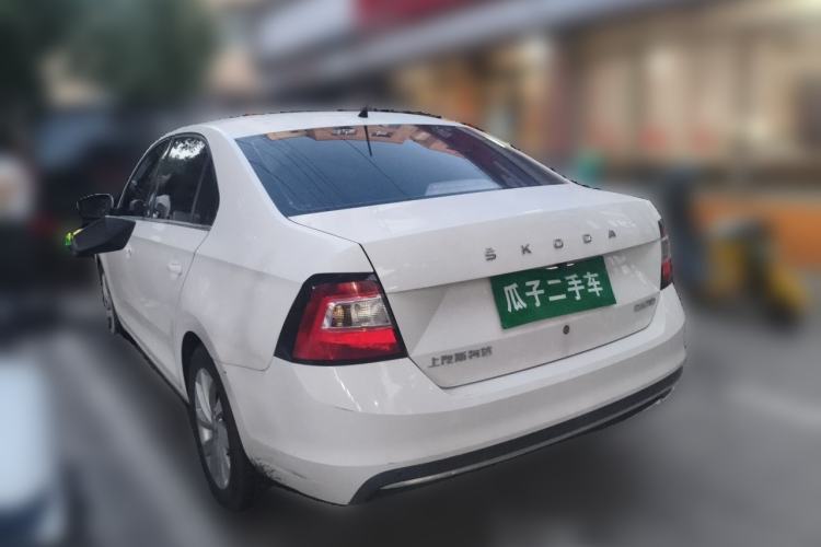 Used Skoda Rapid 2019 1.5L Automatic Comfort Edition China VI Standard Rear Left 45 Deg