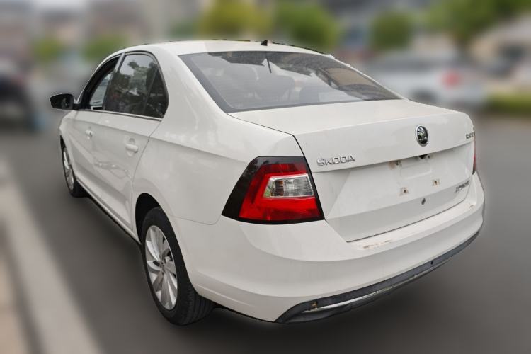 Used Skoda Rapid 2019 1.5L Automatic Comfort Edition China VI Standard Rear Left 45 Deg