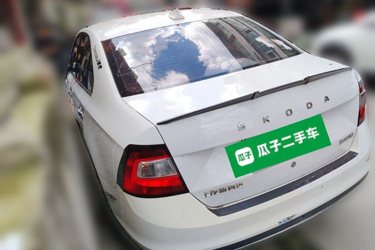 Used Skoda Rapid 2019 1.5L Automatic Comfort Edition China V Standard Rear Left 45 Deg