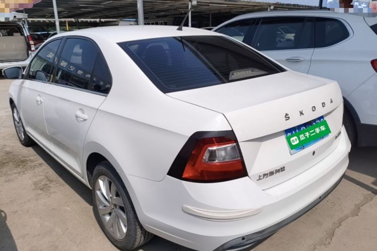 Used Skoda Rapid 2019 1.5L Automatic Comfort Edition China VI Standard Rear Left 45 Deg