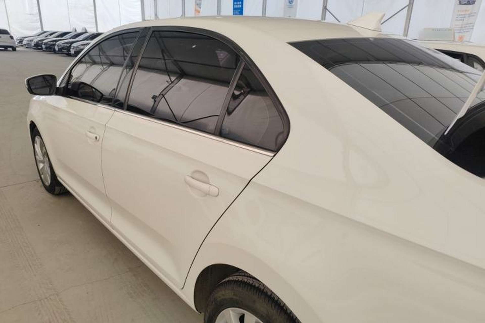 Used Skoda Rapid 2019 1.5L Automatic Comfort Edition China VI Standard Rear Left 45 Deg