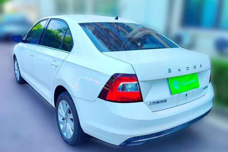 Used Skoda Rapid 2019 1.5L Automatic Comfort Edition China V Standard Rear Left 45 Deg