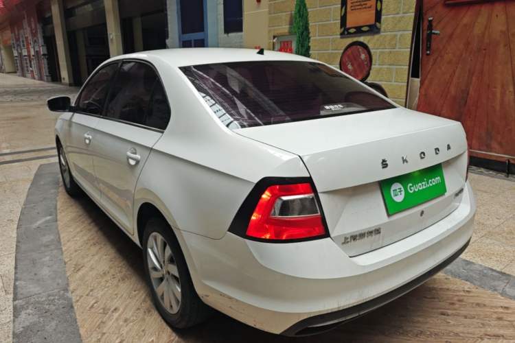 Used Skoda Rapid 2019 1.5L Manual Comfort Edition China VI Standard Rear Left 45 Deg