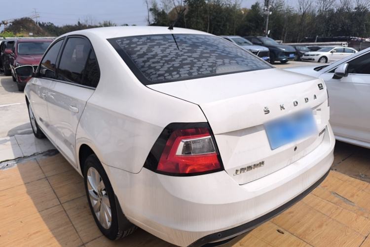 Used Skoda Rapid 2019 1.5L Automatic Comfort Edition China V Standard Rear Left 45 Deg