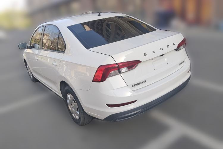 Used Skoda Rapid 2019 Revised Version 1.5L Automatic Standard Edition China VI Rear Left 45 Deg