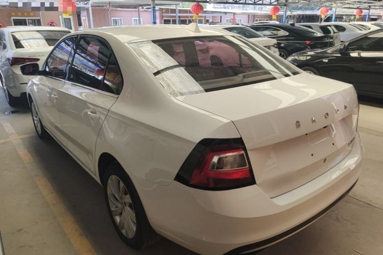 Used Skoda Rapid 2019 1.5L Automatic Comfort Edition China V Standard Rear Left 45 Deg