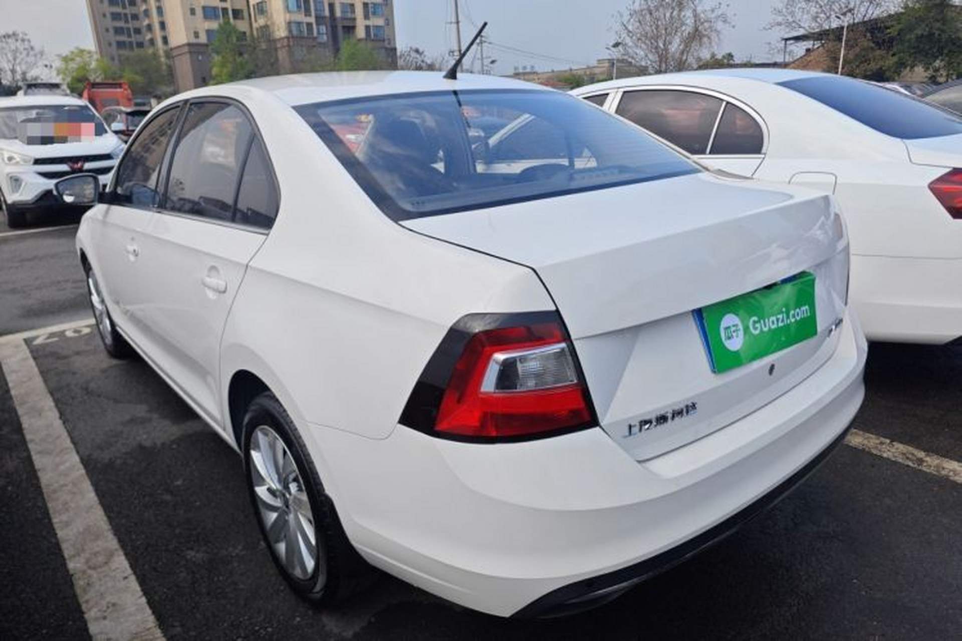 Used Skoda Rapid 2019 1.5L Manual Comfort Edition China VI Standard Rear Left 45 Deg