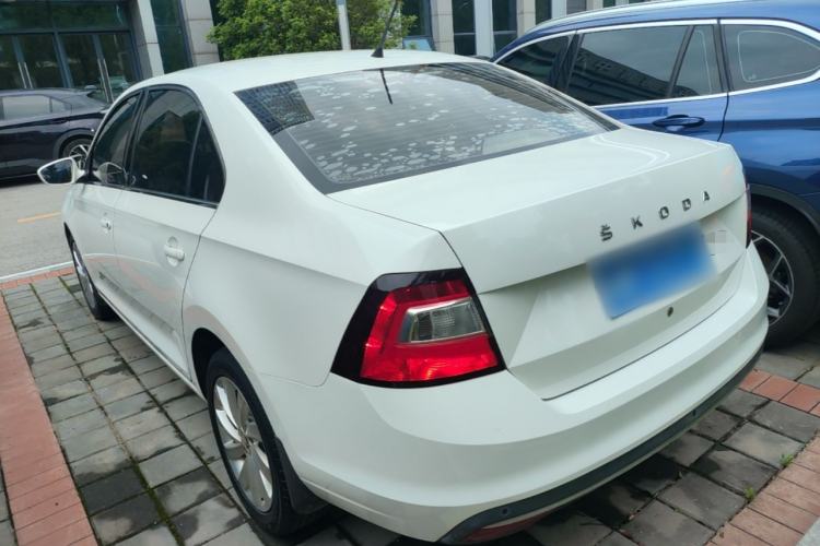 Used Skoda Rapid 2019 1.5L Automatic Comfort Edition China V Standard Rear Left 45 Deg
