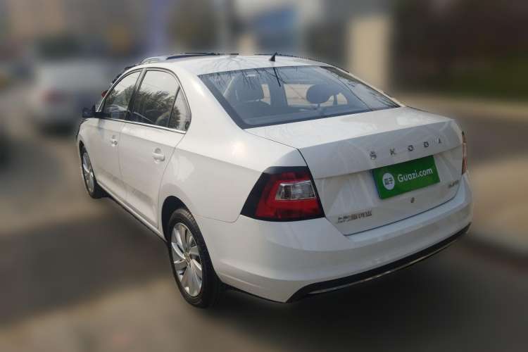 Used Skoda Rapid 2019 1.5L Automatic Comfort Edition China VI Standard Rear Left 45 Deg