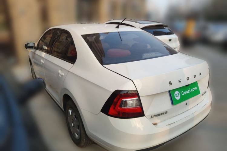 Used Skoda Rapid 2019 Revised Version 1.5L Automatic Standard Edition China VI Rear Left 45 Deg